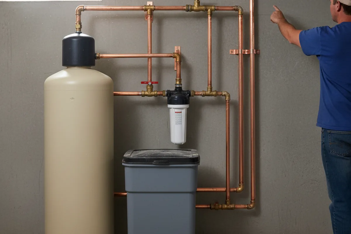 Whole-house water treatment system installed in Saint James